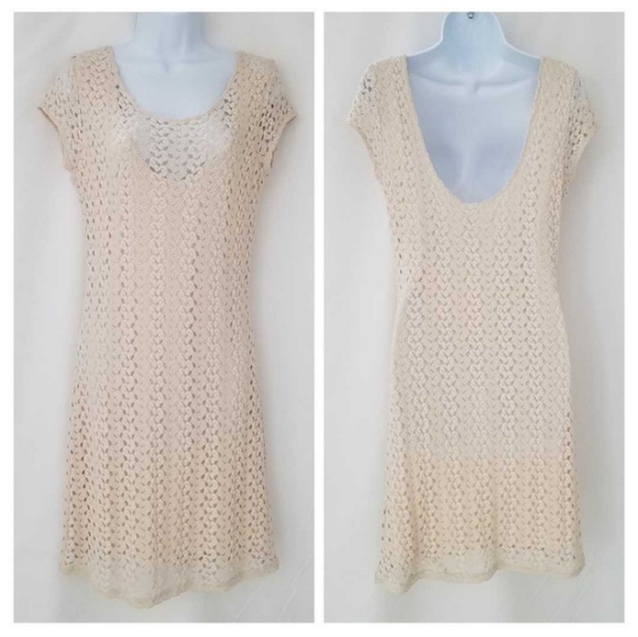 SOLD• Free People Crochet Dress Med - Picture 3 of 6